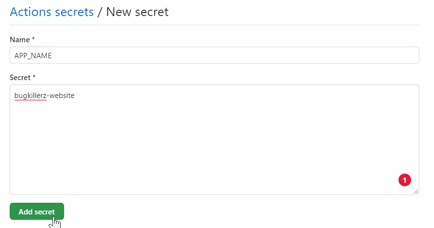 创建一个 secret 创建一个 secret